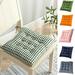 Protective Seat Cushion/Square Chair Pads with Ties Car Pad Kitchen Dining Chair Cushions Indoor Outdoor Comfort Cushion Breathable Lattice Seat Pads 16x16inch