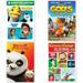 Children s 4 Pack DVD Bundle: Shark Tale / Flushed Away Two by Two Kung Fu Panda Curious George 30-Story Collection