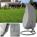 Ghopy Wicker Swing Seat Cover Waterproof Patio Egg Chair Covers Wicker Egg Swing Chair Covers Dust-proof Outdoor Chair Cover UV Protection Hanging Chair Cover