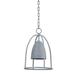 1 Light Small Outdoor Hanging Lantern 16.25 inches Tall and 11 inches Wide Bailey Street Home 154-Bel-4623663