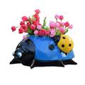 Whimsical Ceramic Ladybug Planter Pot Flower Planter Garden Pot for Plants Indoor or Outdoor Decorations