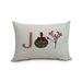 Simply Daisy 14 x 20 Oh Joy! Off White Decorative Word Outdoor Pillow