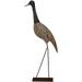 Attraction Design Bird Yard Garden Stake Decorative Crane Yard Stake Crane Garden Decor Wood Yard Art Decor Outdoor Garden Decoration for Patio Porch Lawn Pathway Backyard 31 x 12 x 2.8