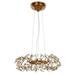 30444CGGL-Maxim Lighting-Crystal Garden-Six Light Pendant-18.25 Inches wide by 6.75 inches high