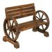 BSD National Supplies Olmsted Wooden Country Style Outdoor Bench