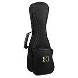 Kaces Polyfoam Soprano Ukulele Bag w/ Handle 600D Exterior Nylon Cover KUKS-3