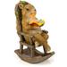 Dawhud Direct | Vp Home Squirrel Reading And Relaxing On Rocking Chair Solar