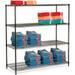 Nexel Black Epoxy Wire Shelving Starter Unit - 5 Tier - 60 W x 24 D x 86 H