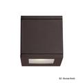 Wac Lighting Ws-W2505 Rubix 5 Wide 2 Light Led Outdoor Wall Sconce - Bronze