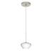 Besa Lighting - Peri-One Light Cord Pendant with Flat Canopy-5.38 Inches Wide by