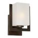 Forte Lighting - Aria - 1 Light Wall Sconce-8.5 Inches Tall and 6.5 Inches