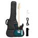 Hassch Maple Fingerboard Gtl Electric Guitar Ss Pickup Blue