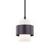 8611-OB-Hudson Valley Lighting-Corinth One Light Small Pendant - 11 Inches Wide by 23 Inches High-Old Bronze Finish