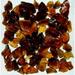 American Specialty Glass TAMBERB1-25 Recycled Chunky Glass Amber Brown - Size 1 - 0.13-0.25 in. - 25 lbs