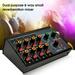 Deyuer MIX-428 Mini Mixer Powerful 60Hz Audio Cutting 8 Channels Power Adapter/Battery Dual Use Audio Mixer for Live Streaming