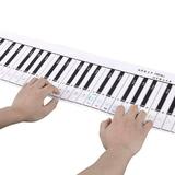 MyBeauty Portable Waterproof Flexible 88 Key Electronic Piano Keyboard Practice Card