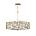 -Six Light Medium Drum Chandelier In Transitional Style-28 Inches Wide By 23.25 Inches Tall Fredrick Ramond Lighting Fr33104bng