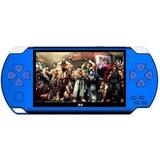 KLZO High Definition Handheld Game Machine X6 8gb with 4.3 Inch Screen built-in over 10000 Free Games-blue