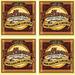 4 PACK Ernie Ball Earthwood 2003 Medium Light Acoustic Strings 80/20 Bronze