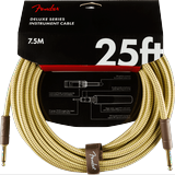 Fender Deluxe Series Instrument Cable Straight/Straight 25 Tweed #0990820076