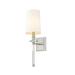 Z Lite 803-1S-BN 6 in. Sophia 1 Light Brushed Nickel Wall Sconce