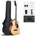 Fithood Do Not Sell on Amazonf Glarry GMB101 4 string Electric Acoustic Bass Guitar w/ 4-Band Equalizer EQ-7545R Burlywood