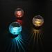 Solar Floating Lights Pool Lights Color Changing LED Solar Light Floating Ball Lamps for Pond Garden 2Pcs