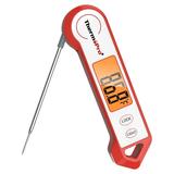 ThermoPro TP19HW Waterproof Meat Thermometer with Magnet LED Display and Stainless Steel Probe for Grilling Cooking