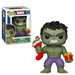 Funko POP Marvel: Holiday - Hulk w/ Stocking & Plush