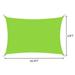 Rectangle Sun Shade Sail UV Block Waterproof Patio Awning Outdoor Garden Pool Sun Canopy Shelter Cover 13 x16.5 Green