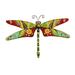 Evergreen Boho Dragonfly Red/Green