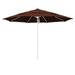 California Umbrella Venture 11 White Market Umbrella in Bay Brown