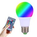 16 Colors LED Light Bulb Dimmable E27 LED Light Bulb Color Changing Light Bulb with Remote Control Decorative Lights Mood Light Bulb Great for Home Decor Stage Party and More
