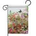 Breeze Decor G154131-BO Flower Floral Double-Sided Decorative Garden Flag Multi Color