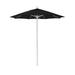 California Umbrella Venture 7.5 White Market Umbrella in Black