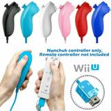 CNKOO Nunchuk Video Game Controller Remote for Wii & Wii U Remote Blue