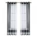 Sheer Waterproof UV Proof Curtain Indoor/ Outdoor Curtains for Patio 1 Panels - Outdoor Sheer Curtains Grommet Voile Drapes (Gray 51.96*83.85 )