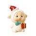 YUEHAO Christmas Decorations Clearance Desktop Ornament Christmas Statue Miniature Snowman Santa Claus Resin Craftwork Home Garden Decorations Statue Home Decor