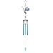 VerPetridure 3D Three-Dimensional Butterfly Iron Crafts Wind Chimes Creative Metal Glass Painted ornaments 3D Three-dimensional Butterfly Iron Crafts Wind Chimes Creative Metal Glass Pain