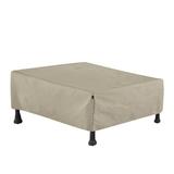 Modern Leisure Chalet Patio Coffee Table Cover 48 L X 25 W X 18 H Beige