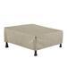 Modern Leisure Chalet Patio Coffee Table Cover 48 L X 25 W X 18 H Beige