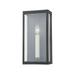 1 Light Outdoor Wall Sconce 13 inches Tall and 6.5 inches Wide-Black Finish Bailey Street Home 154-Bel-4623654