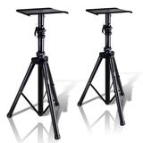 Pyle PSTND32 Universal Tripod Dual Studio Monitor Speaker Stand Mount Kit Pair