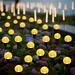 MIXFEER Solar Bubbles Lawn Lamp String Set Outdoor Landscape Decoration IP65 Waterproof Leds Solar-Powered Stake Lights for Pathway/Courtyard/Garden