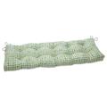 Pillow Perfect Outdoor | Indoor Alauda Grasshopper Outdoor Tufted Bench Swing Cushion 56 X 18 X 5