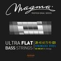 Magma Electric Bass Strings Extra Light + - Ultra Flat Strings - Long Scale 34 6 Strings Set .028 - .120 (BE146SUF)