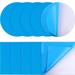 10 Pieces Self-Adhesive PVC Pool Patch Repair Kit Vinyl Inflatable Pool Patches Pool Patches for Above Ground Pools Inflatable Boats Products(Blue)