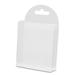 RecTurquoiseular PVC Box with Round Hanger 3 X 1 X 3 1/2 | Quantity: 50 by Paper Mart