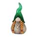 Evergreen 10 H Ceramic Lady Gnome Garden Statuary Green