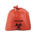 Healthcare Biohazard Printed Can Liners 45 gal 3 mil 40 x 46 Red 75/Carton